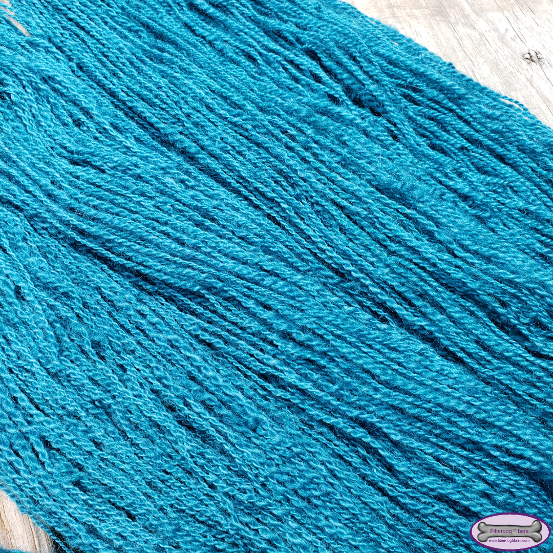 Summer Splash - handspun and handdyed wool yarn