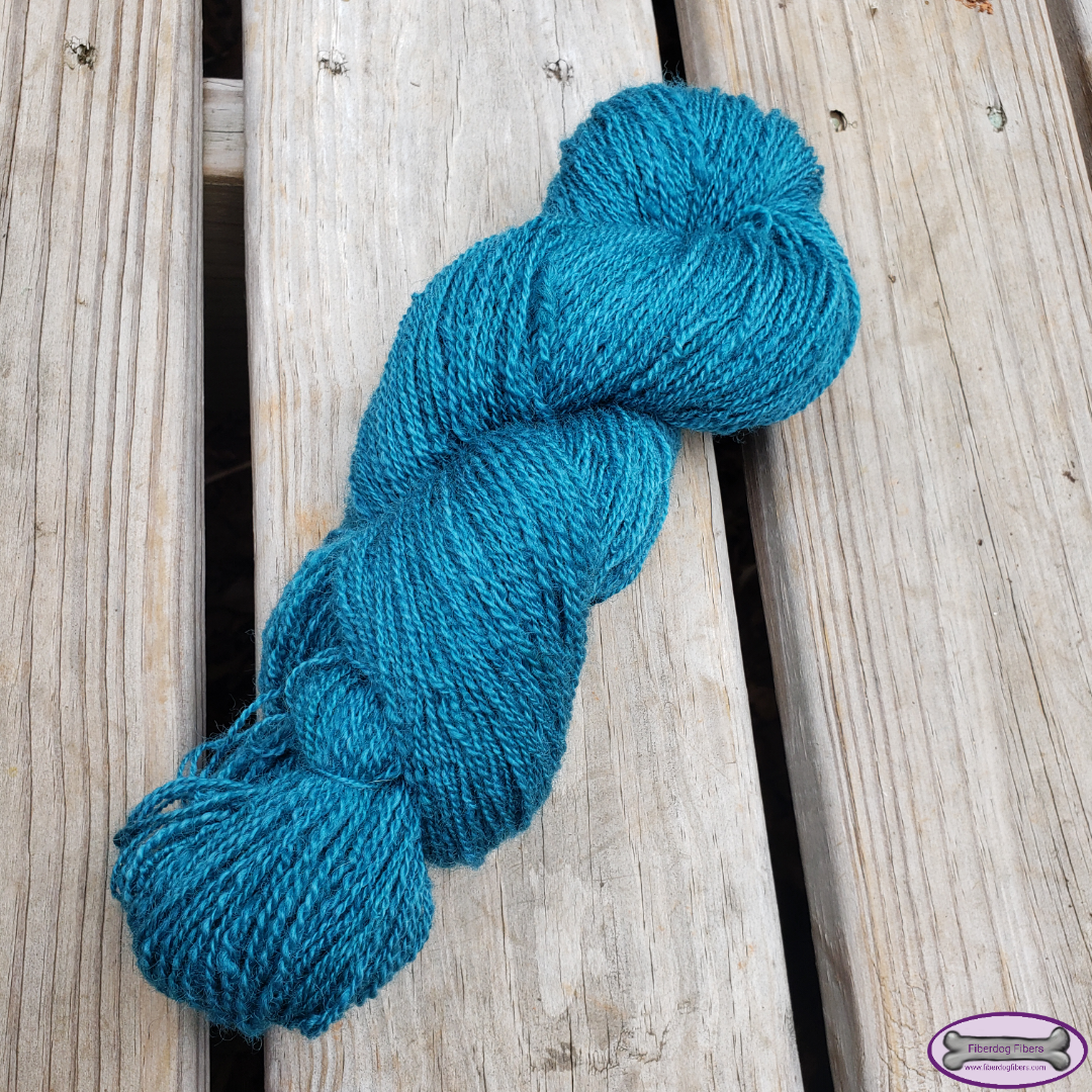 Summer Splash - handspun and handdyed wool yarn