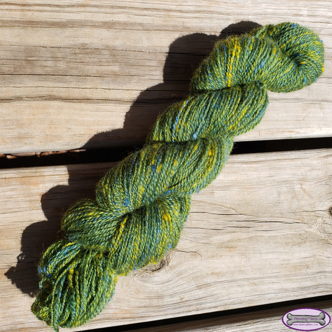 Meadow - handspun and handdyed wool yarn